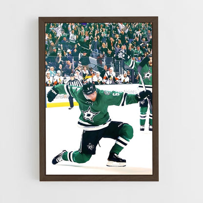 ap-dallas stars-8 cadre Bois foncé