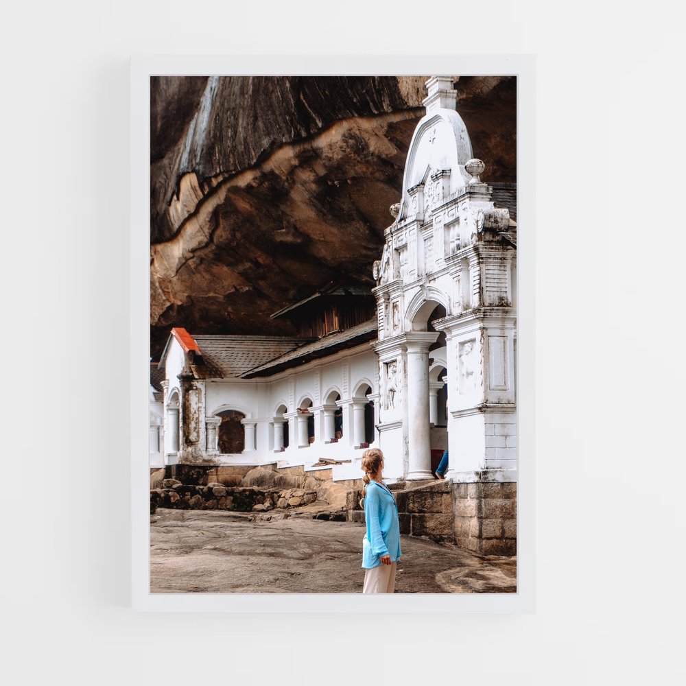 ap-dambulla cave temple-2 cadre Blanc