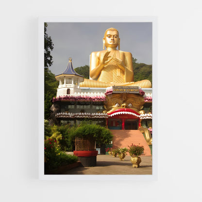 ap-dambulla cave temple-4 cadre Blanc
