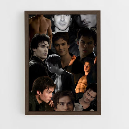 ap-damon salvatore-3 cadre Bois foncé