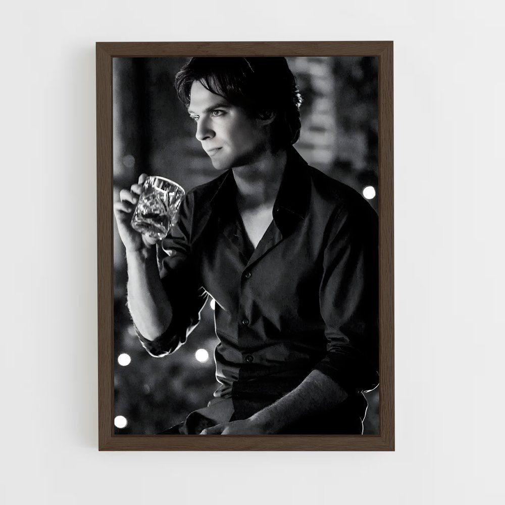 ap-damon salvatore-4 cadre Bois foncé