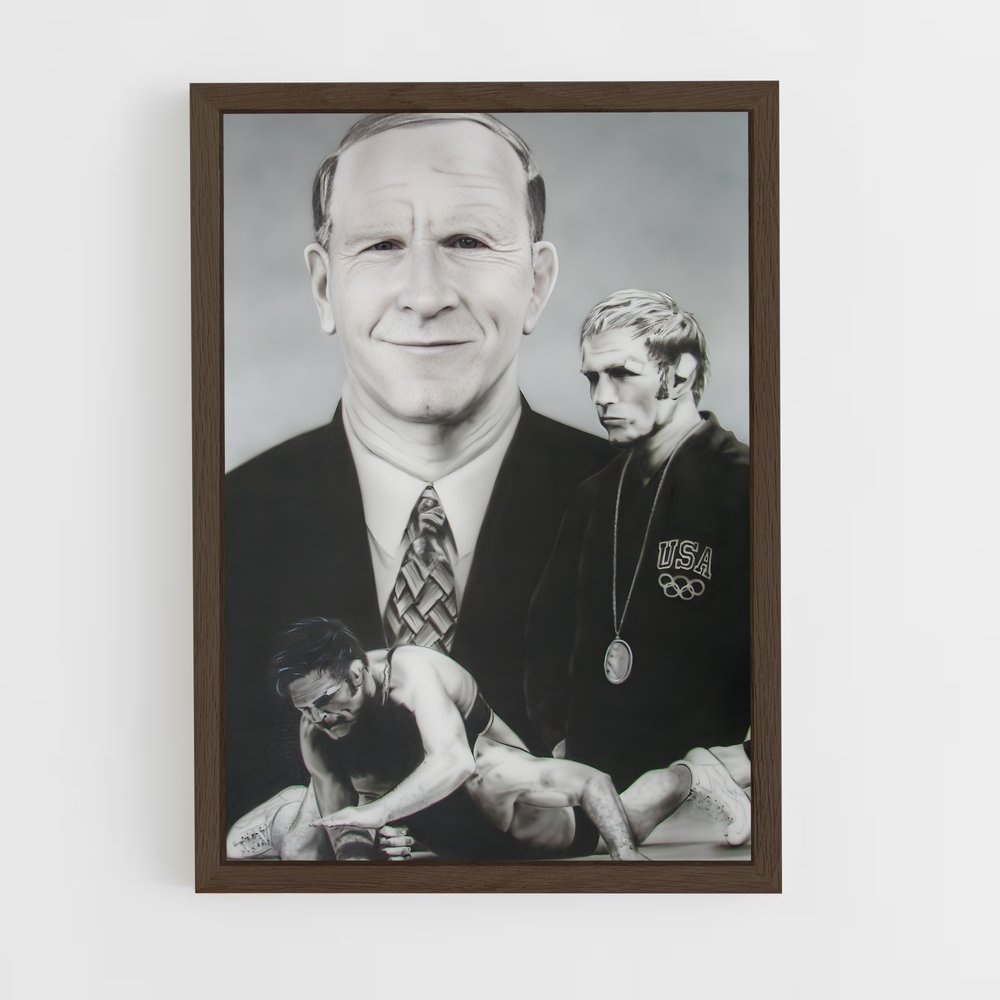 ap-dan gable-1 cadre Bois foncé