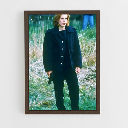 ap-dana scully-1 cadre Bois foncé