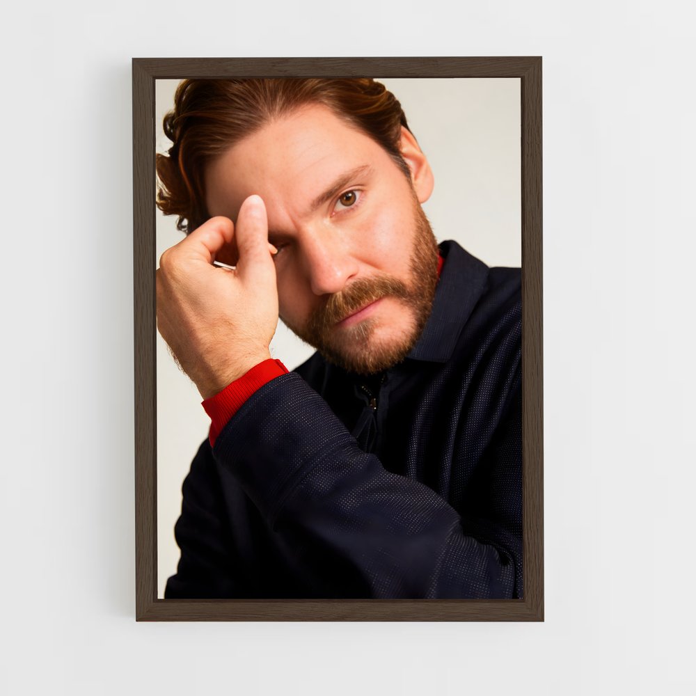 ap-daniel bruhl-6 cadre Bois foncé