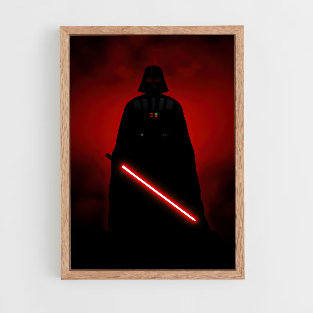 ap-darth vader-7 cadre Bois clair