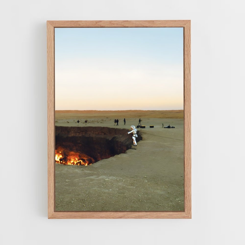 ap-darvaza gas crater-1 cadre Bois clair
