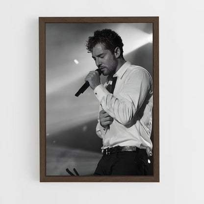 ap-david bisbal-3 cadre Bois foncé