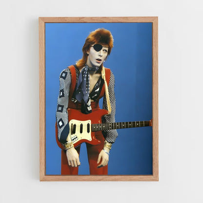 ap-david bowie-1 cadre Bois clair