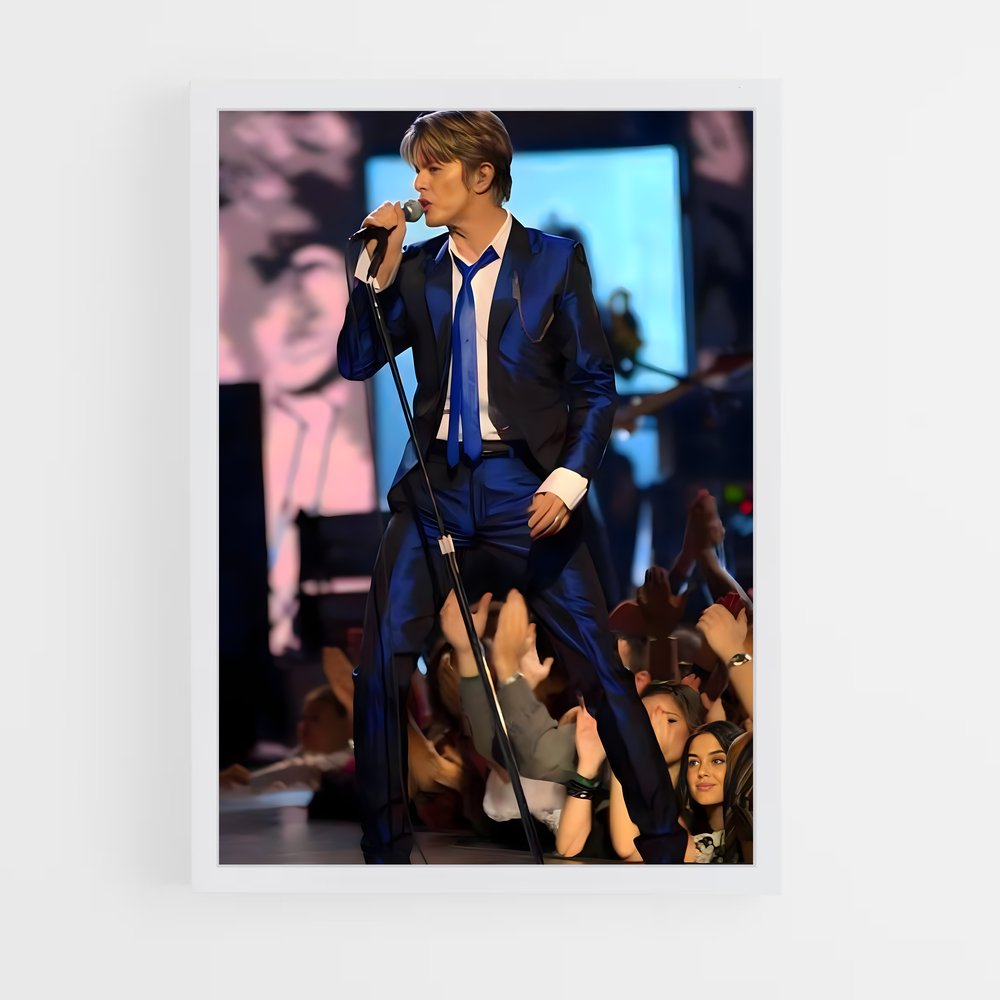 ap-david bowie-8 cadre Blanc