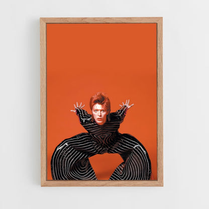 ap-david bowie-9 cadre Bois clair