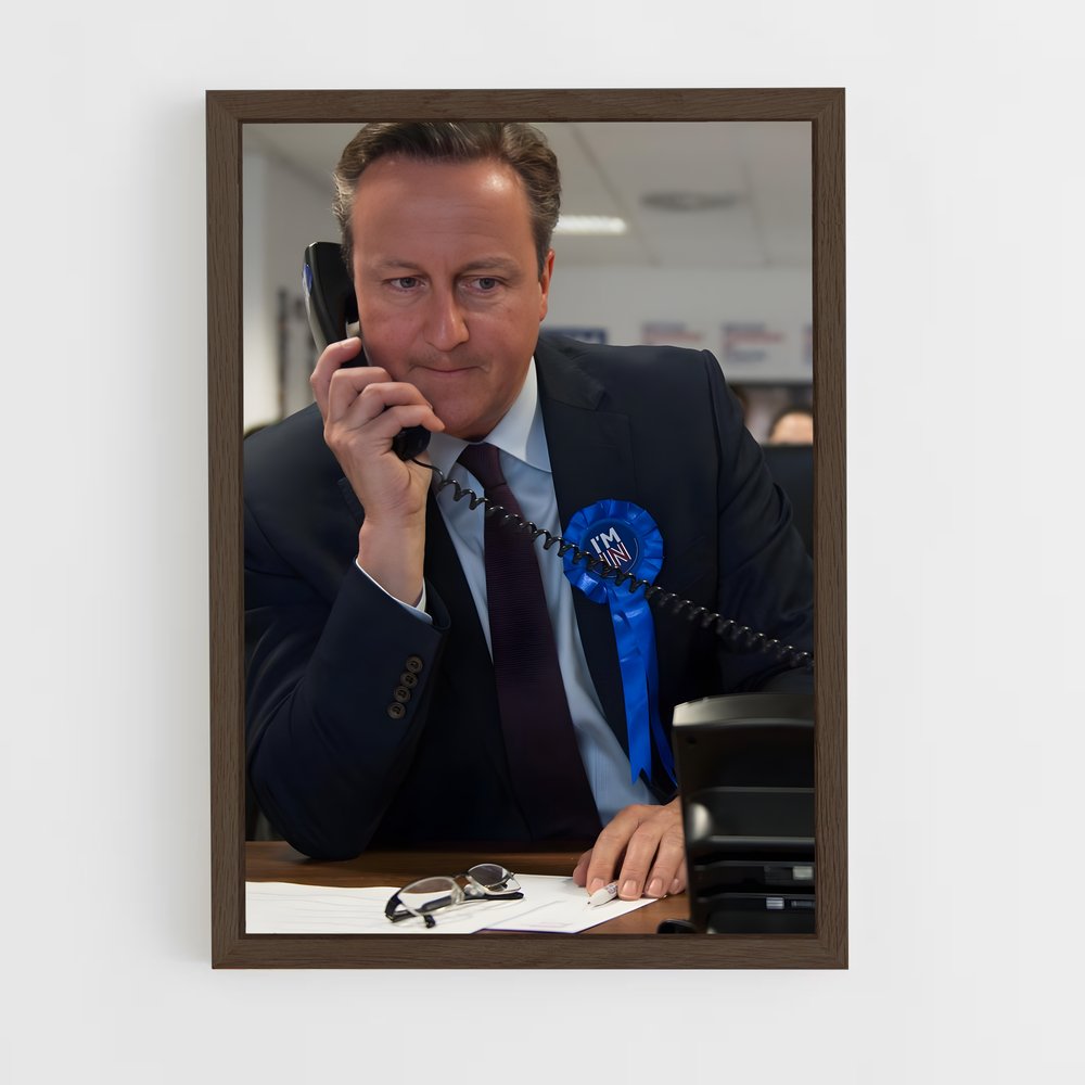 ap-david cameron-10 cadre Bois foncé