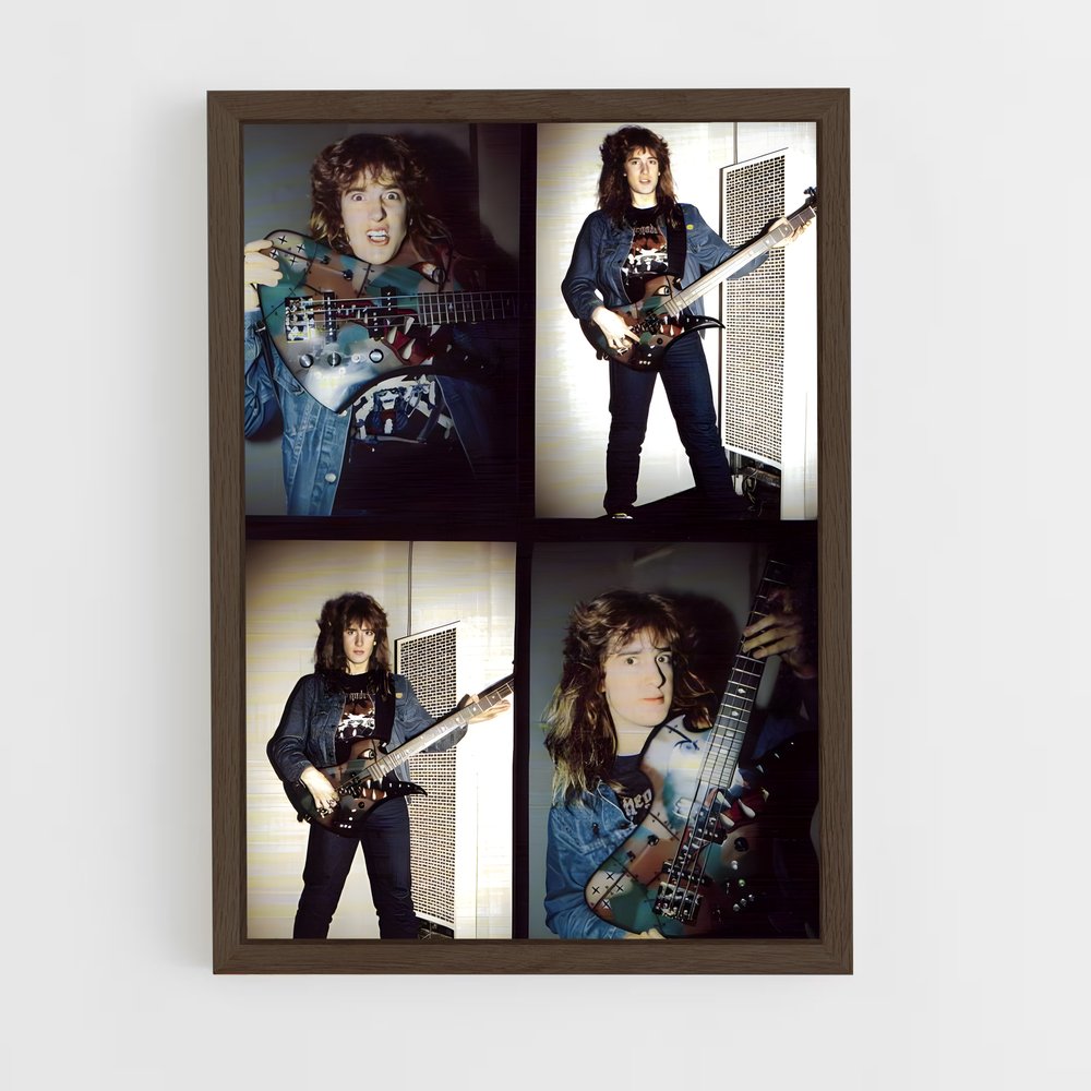 ap-david ellefson-2 cadre Bois foncé