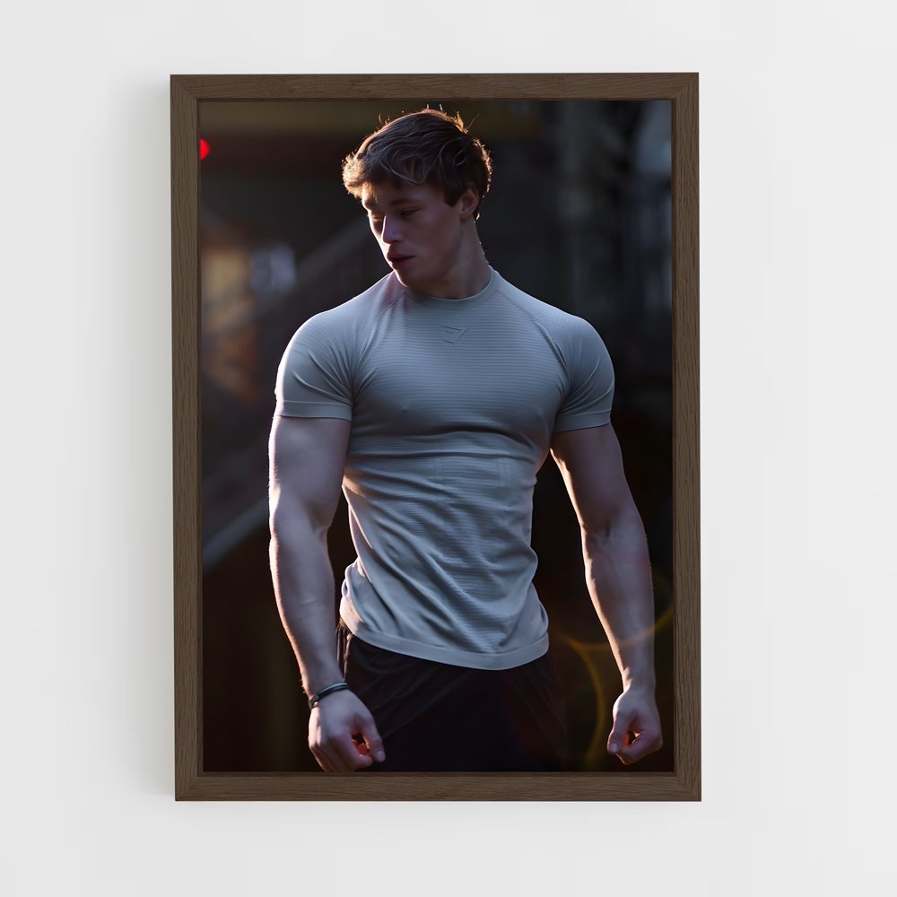 ap-david laid-13 cadre Bois foncé