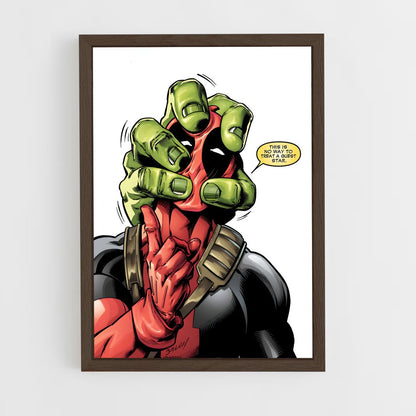 ap-deadpool-9 cadre Bois foncé