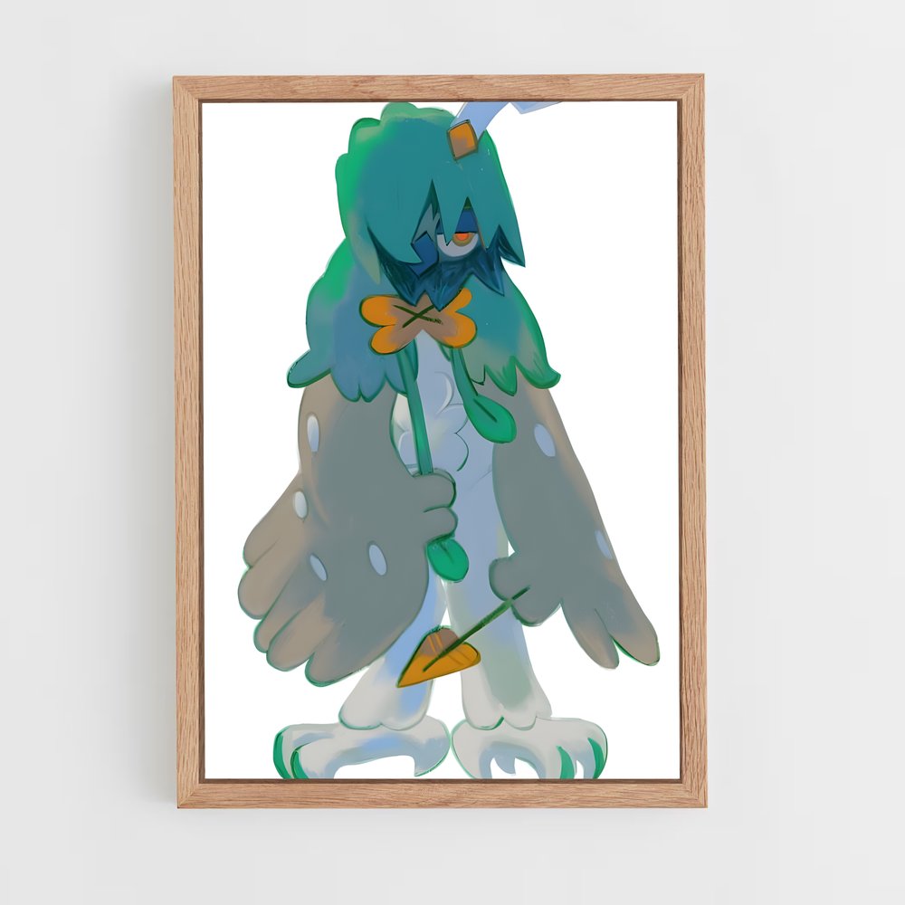ap-decidueye-4 cadre Bois clair