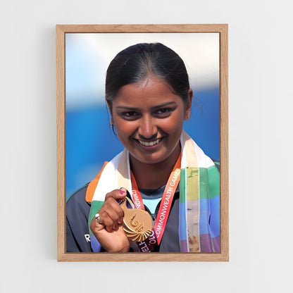 ap-deepika kumari-1 cadre Bois clair