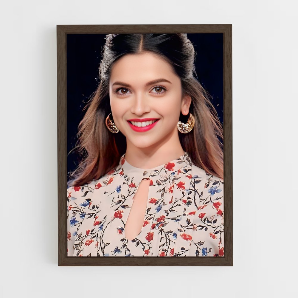 ap-deepika padukone-11 cadre Bois foncé