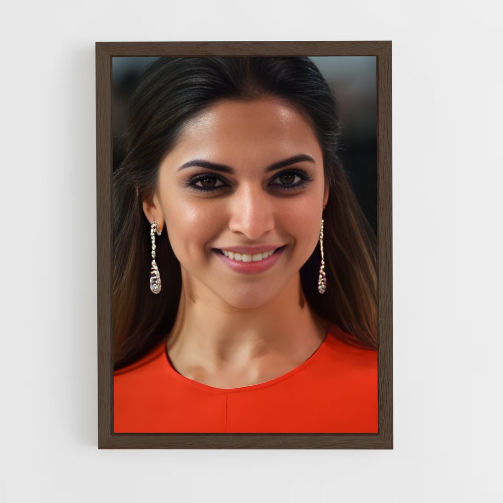 ap-deepika padukone-12 cadre Bois foncé