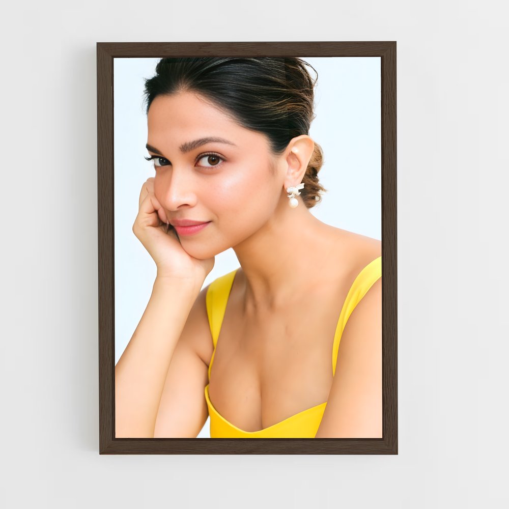 ap-deepika padukone-14 cadre Bois foncé