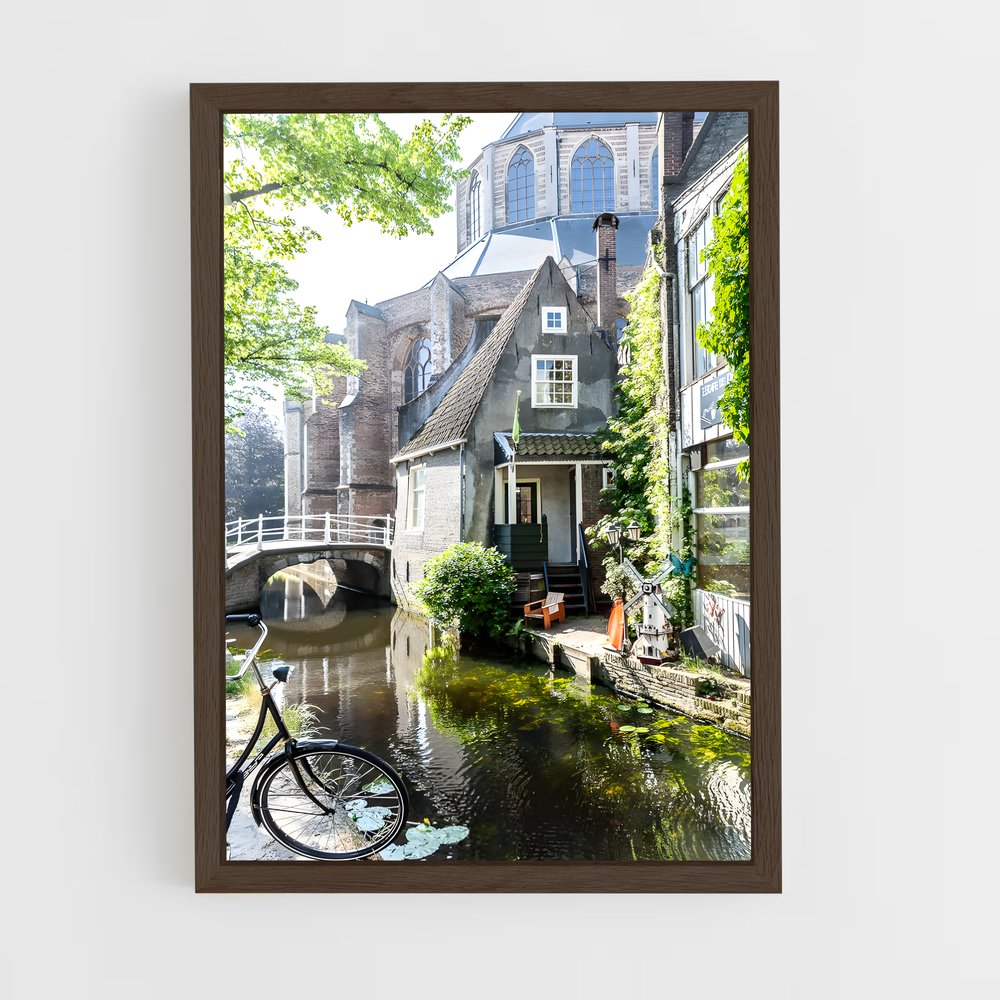 ap-delft-1 cadre Bois foncé