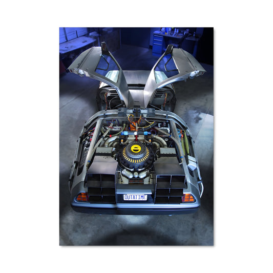 Poster Delorean time machine 77310