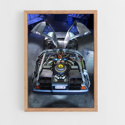 ap-delorean time machine-2 cadre Bois clair