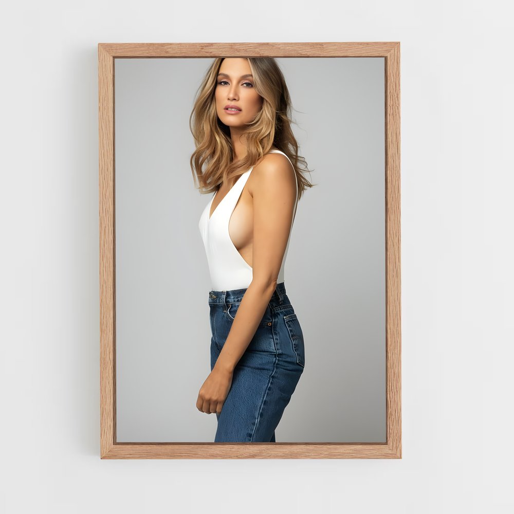 ap-delta goodrem-8 cadre Bois clair