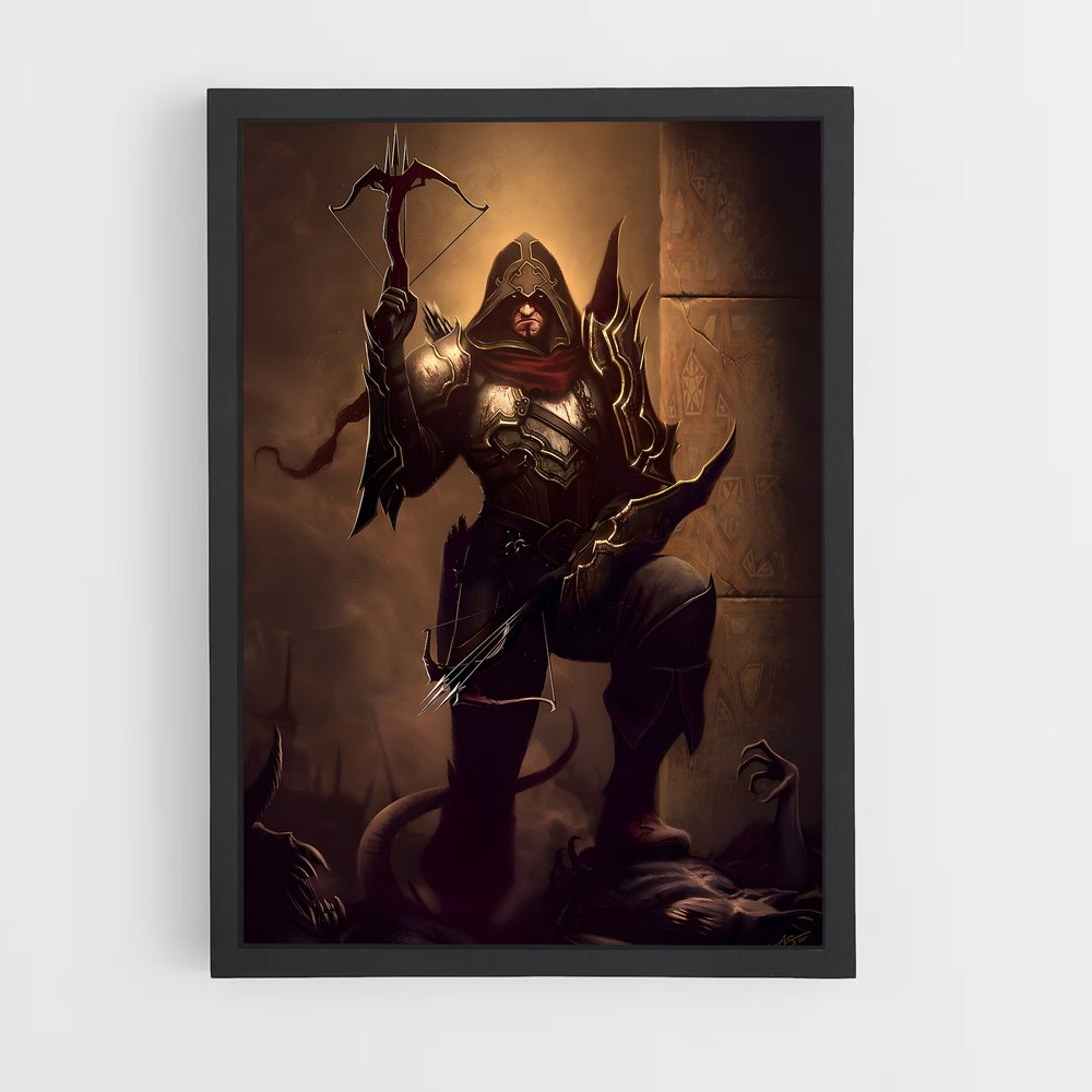 ap-demon hunter diablo-2 cadre Noir