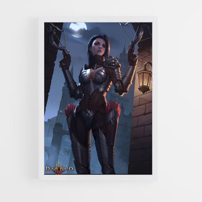 ap-demon hunter diablo-5 cadre Blanc