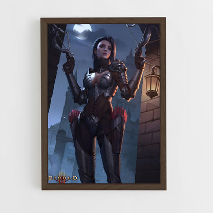 ap-demon hunter diablo-5 cadre Bois foncé