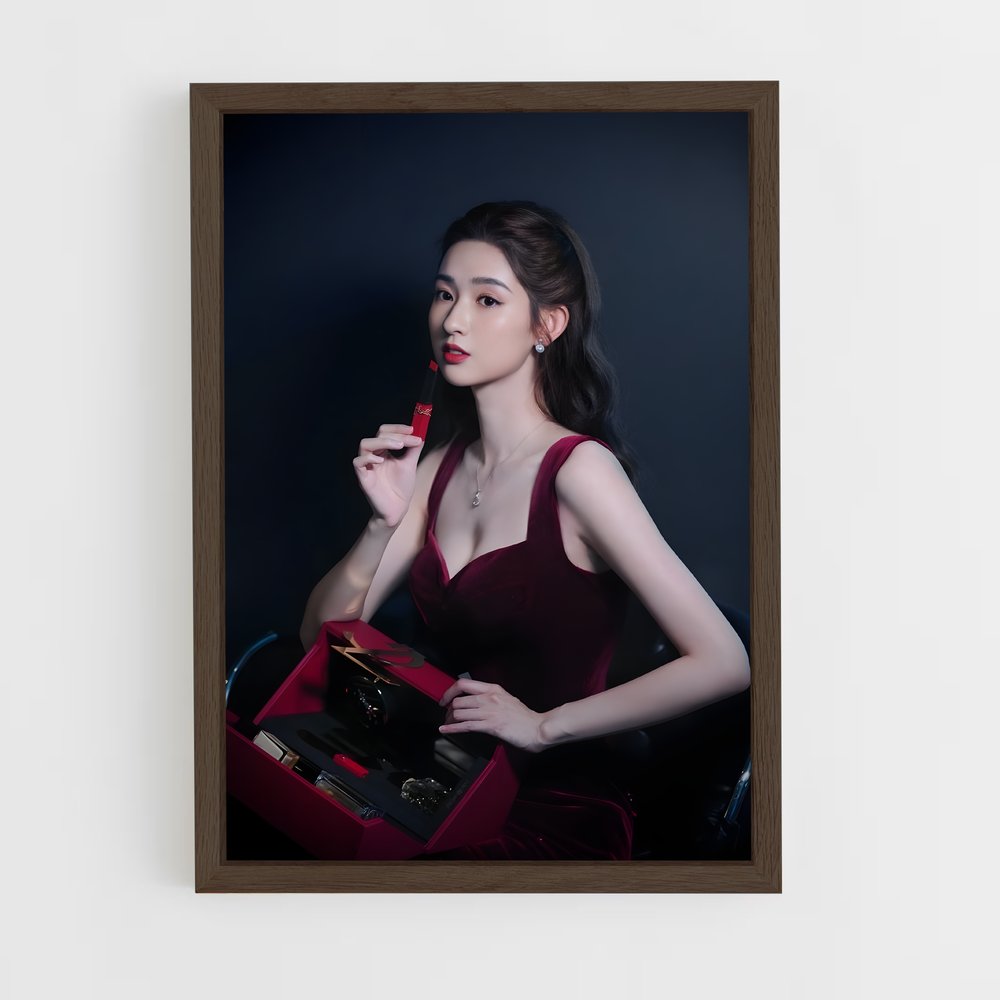 ap-deng ziqi-4 cadre Bois foncé