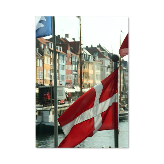 Poster Denmark flag 85333