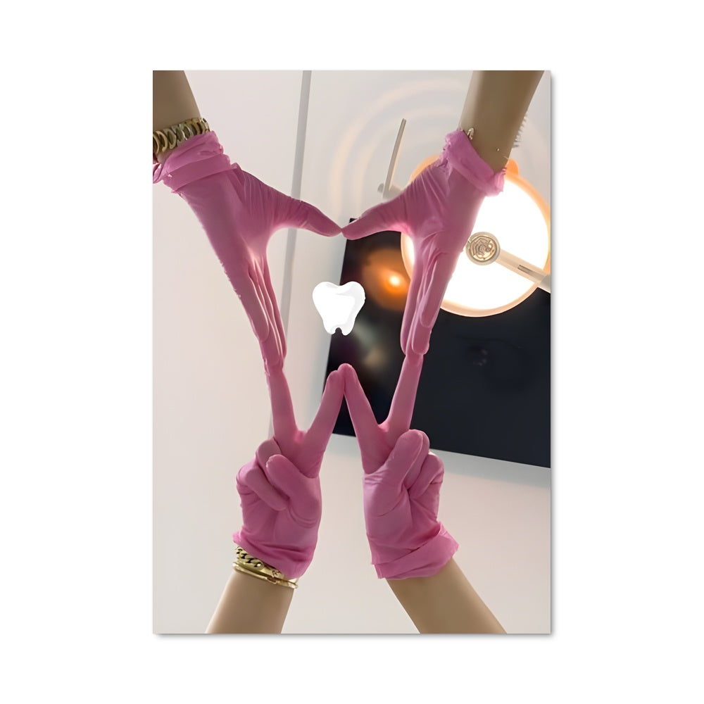 Poster Coeur de Dentiste