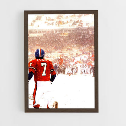 ap-denver broncos-2 cadre Bois foncé