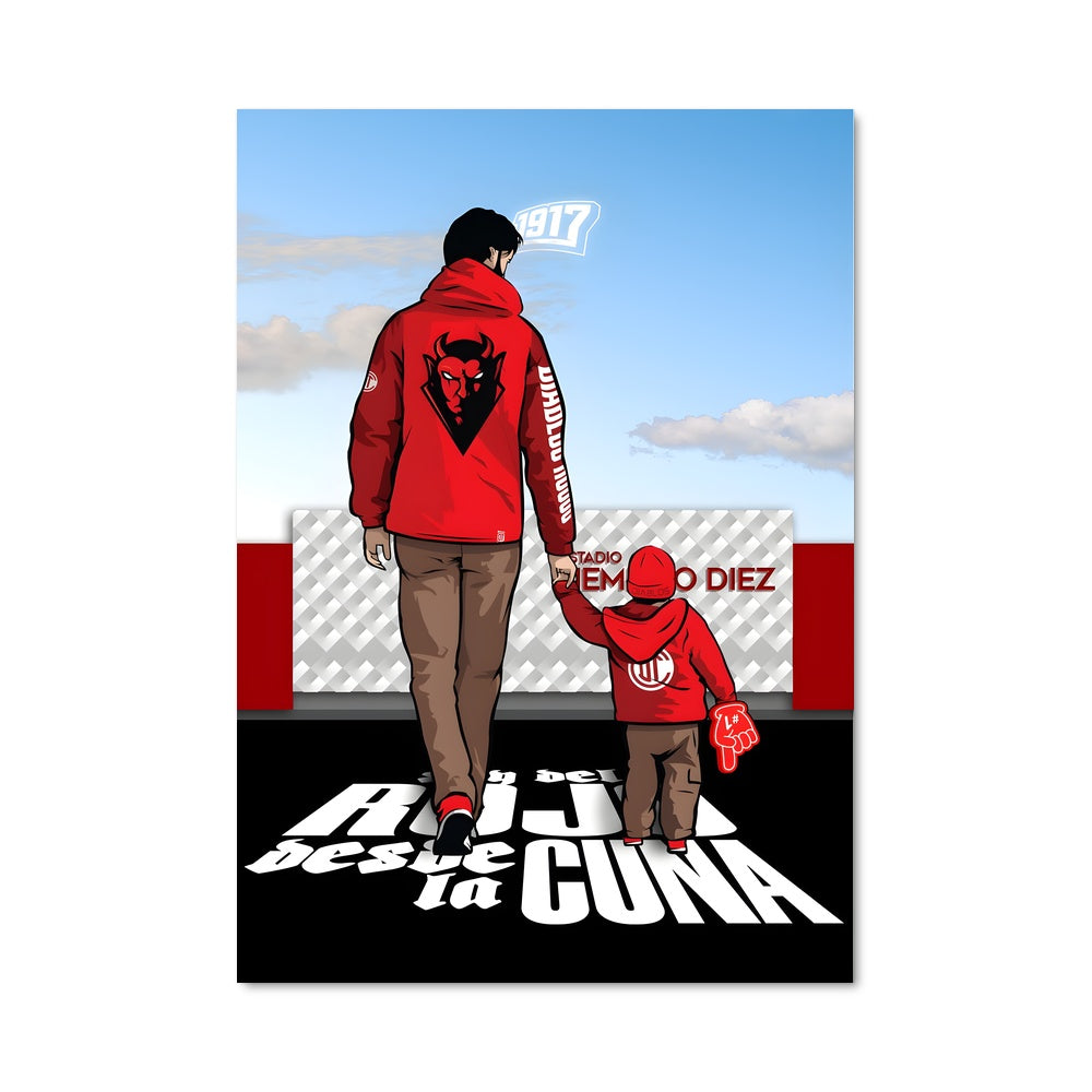Poster Balade en Rouge