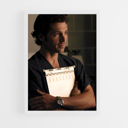 ap-derek shepherd-1 cadre Blanc