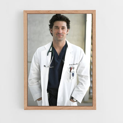 ap-derek shepherd-2 cadre Bois clair