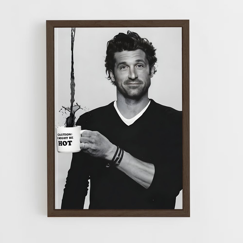 ap-derek shepherd-4 cadre Bois foncé