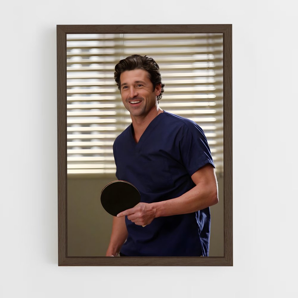 ap-derek shepherd-5 cadre Bois foncé