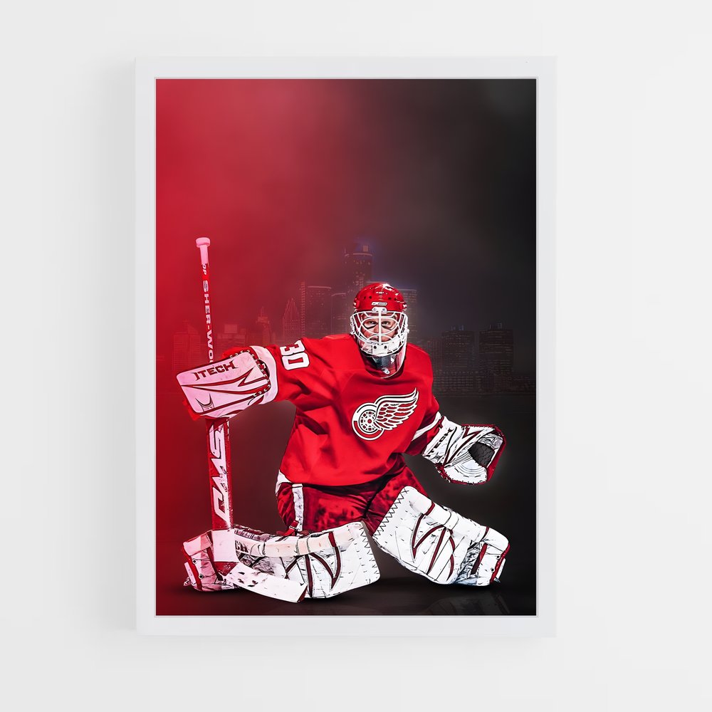 ap-detroit red wings-7 cadre Blanc