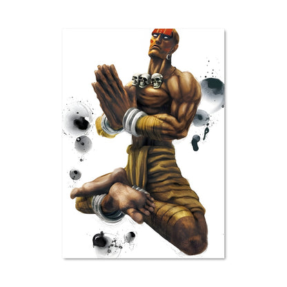 Poster Dhalsim Le Lanceur de Gant