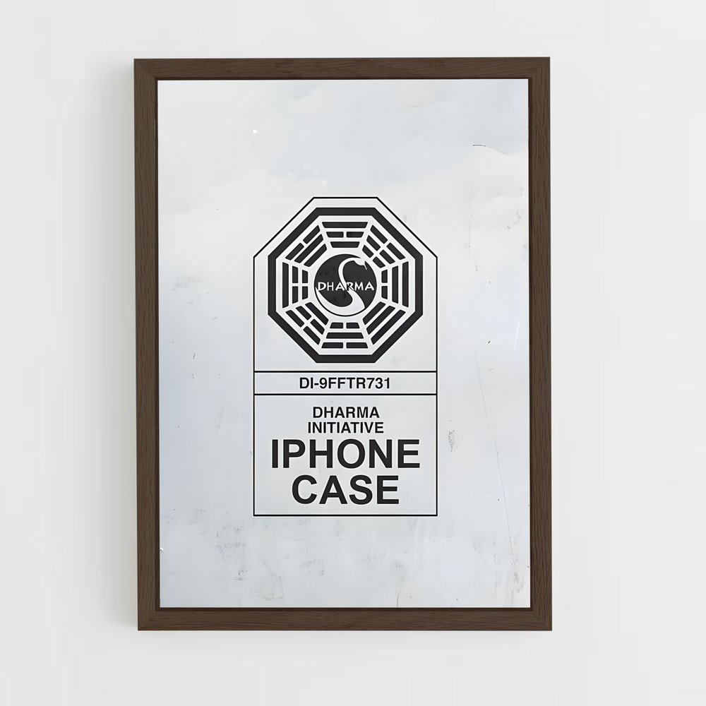 ap-dharma initiative-4 cadre Bois foncé