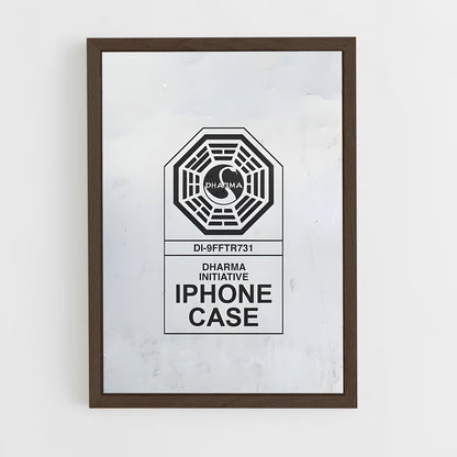 ap-dharma initiative-4 cadre Bois foncé