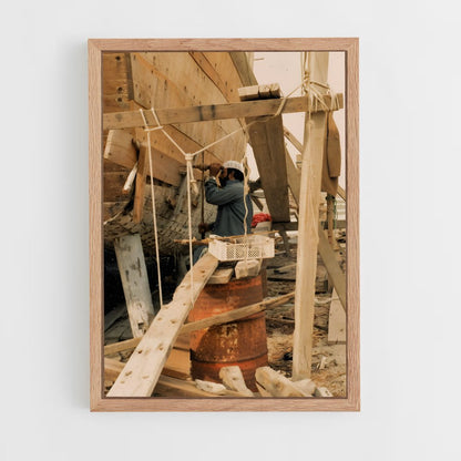 ap-dhow-3 cadre Bois clair