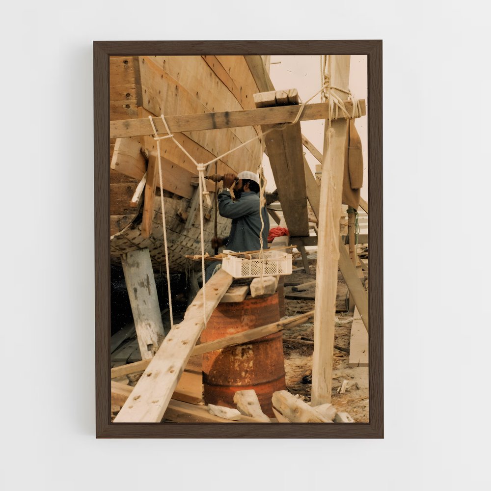 ap-dhow-3 cadre Bois foncé