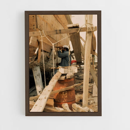 ap-dhow-3 cadre Bois foncé
