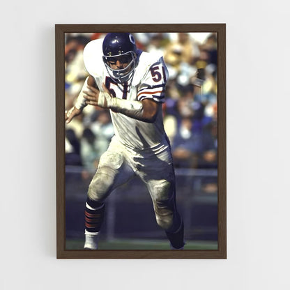 ap-dick butkus-4 cadre Bois foncé