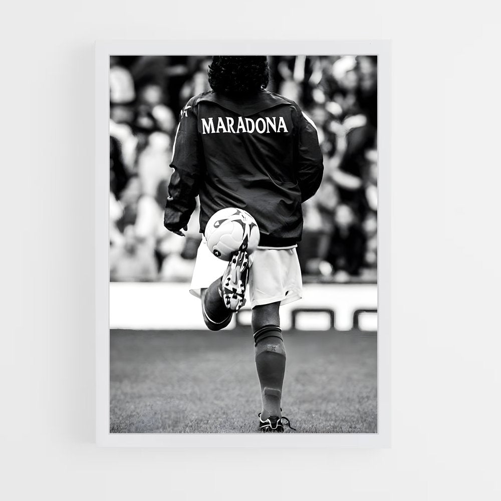 ap-diego maradona-5 cadre Blanc