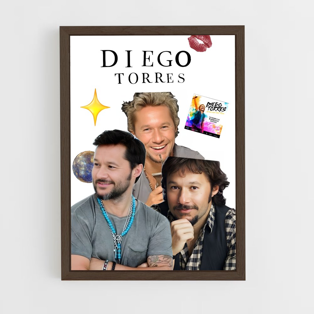 ap-diego torres-5 cadre Bois foncé