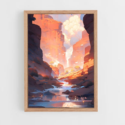 ap-digital art-6 cadre Bois clair